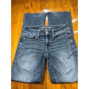 American Eagle jeans, bootcut, sz 0 short, good condition